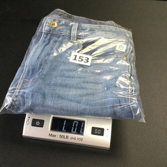 Vintage Tommy Hilfiger Womens Blue Tribeca Straight Jeans Medium Wash Size 4 - Picture 12 of 13